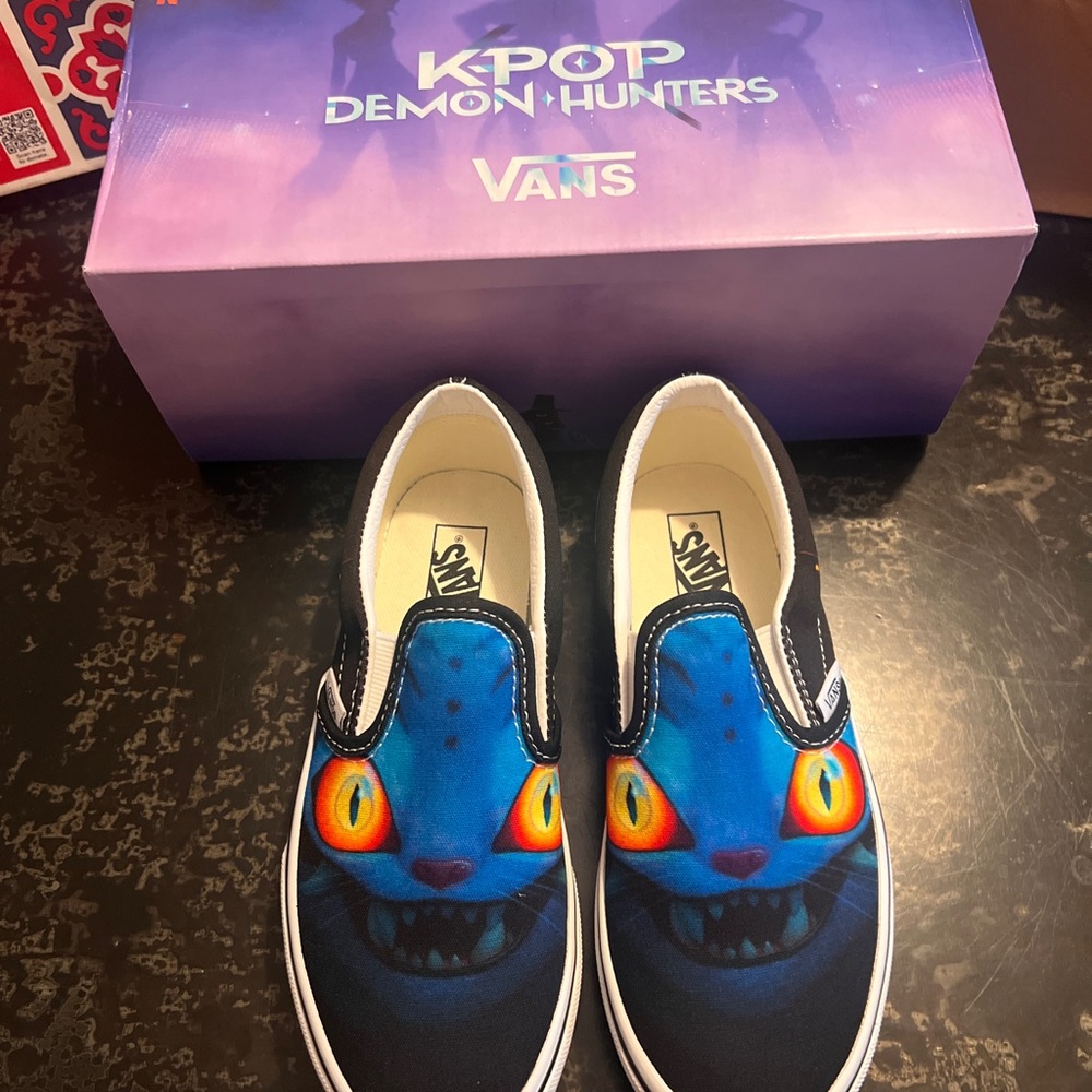 Vans Kids KPOP Demon Hunters Slip-On Sneakers